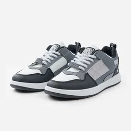 Solethreads Men PU Colourblocked Lace-Ups Sneakers-50