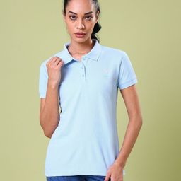Technosport Women Polo Collar UPF50 Slim Fit T-shirt-picture-29