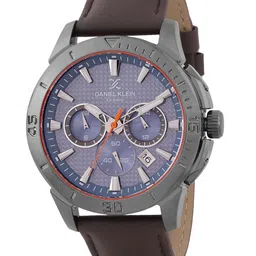Daniel Klein Exclusive Men Dial & Leather Straps Analogue Watch DKX.1.13893-5-image-35