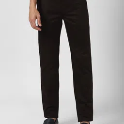 Peter England Casuals Men Mid-Rise Slim Fit Trousers-image-22