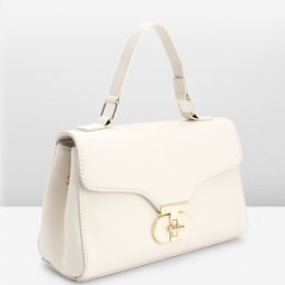 French Connection Textured Structured Satchel Bag image 3