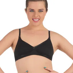 Soie Medium Coverage Non Padded Non wired Cross Over Seamless Bra-8