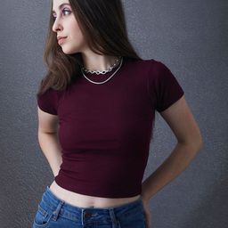 VOLTEDGE Women Slim Fit T-shirt-image-36