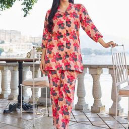 CORSICA Printed Shirt & Trousers Co-Ord Set-image-82