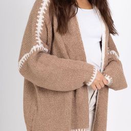all about you Women Self Design Contract Stitch Cardigan-image-76