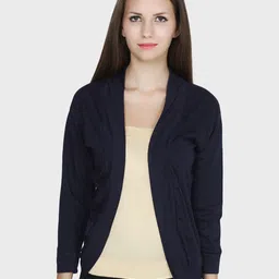TEEMOODS Open Front Cotton Shrug-17