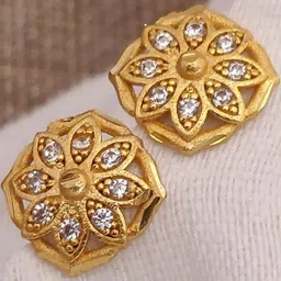 RUPALI FASHION Alloy Gold-Plated Earrings-image-95
