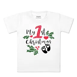 Arvesa Kids Typography Printed Applique T-shirt-picture-8