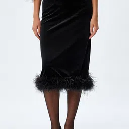Koton Women A-line Midi Skirt-picture-14