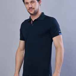 SPORT SUN Self Design Polo Collar Short Sleeves Sports T-shirt-image-81