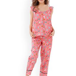 Piu Women Printed Night suit-image-100