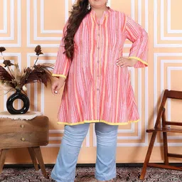 Swasti Plus Size Striped Shirt Dress-picture-21