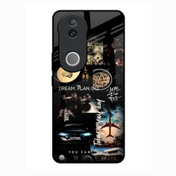 QRIOH Quirky Printed Vivo V50 5G Visionary Cycle Glass Back Case Mobile Accessories-image-14