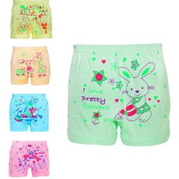 PALMLON Unisex Kids Pack Of 5 Graphic Printed Cotton Shorts-image-73