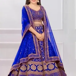 Girls Lehenga Choli with Dupatta Set-image-20