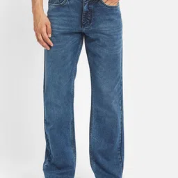 Octave Men Straight Fit Mid-Rise Light Fade Stretchable Jeans-image-26