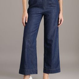 Xpose Women Comfort Wide Leg High-Rise Stretchable Jeans-image-20