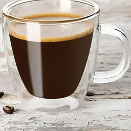 We3 Transparent Solid Glass Glossy Mugs Set of Cups and Mugs image 2