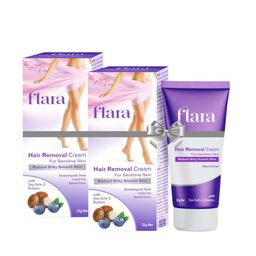 FLARA Set Of 2 Hair Removal Cream For Sensitive Skin - 25 g Each-12
