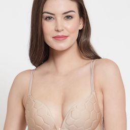 PRIZO Women Full Coverage Lightly Padded Front Closure Styled Back Bralette Bra-image-65