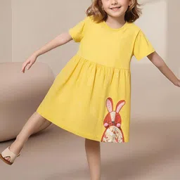 JC SPARKLE Print A-Line Dress-image-99