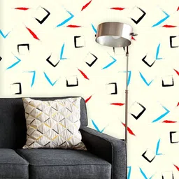 ArtzFolio Printed UV-Resistant Anti-Bacterial Colorful Geometric Strokes Peel & Stick Wallpaper-image-83