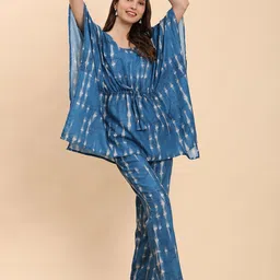 Noia Printed Kaftan Top WIth Trousers Co-Ords-picture-10