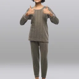 INFERNO Kids Striped Cotton Thermal Set-picture-19