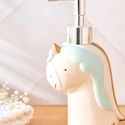 Home Centre Pink & Green Soap Dispenser-image-10