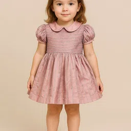 Alyaansh Couture Girls Pearl Studded Dress-picture-8
