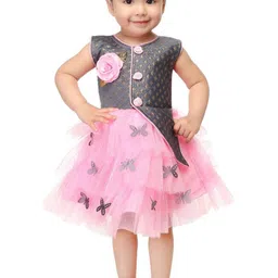 Smuktar garments Girls Pink Dresses-image-42