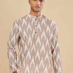 Vestirio Men Ethnic Motifs Printed Block Print Kurta-picture-5
