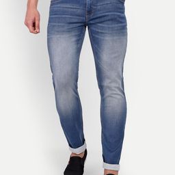 MEGHZ Men Micheal Slim Fit Light Fade Stretchable Jeans-image-21