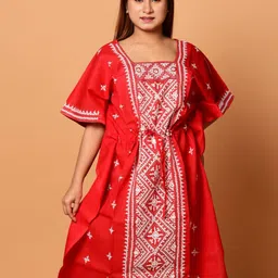 Laa Calcutta Printed Nightdress-image-23