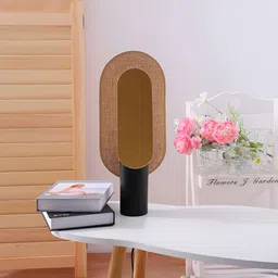 The Better Home Black & Brown Contemporary Iron Table Lamp-47
