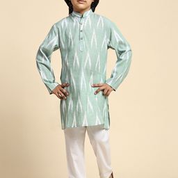YK Boys Printed Regular Pure Cotton Kurta with Pyjamas-40