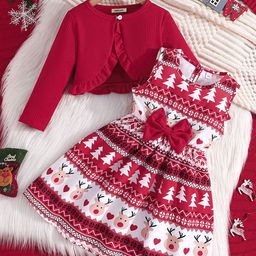 INCLUD Print Fit & Flare Dress-image-31