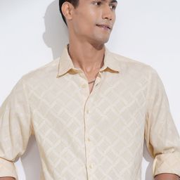 HIGHLANDER Men Slim Fit Opaque Casual Shirt-picture-27