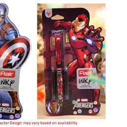 flair Inky Series AVENGERS Fountain Pen Blister Pack | Blue Ink, Pack Of 2 | Fountain Pen-picture-49