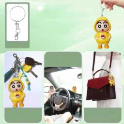 anmolg Toy Face Changing Key Holder Cartoon Character Keychain for uNISEX IDOL image 3