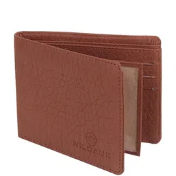 WILDAUK Men Textured PU Two Fold Wallet image 2