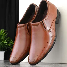 Provogue Men Textured Formal Slip-Slip On Formal Shoes-picture-34
