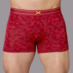 FRENCHIE X-Rage Camouflage Printed Mid Rise Anti Bacterial Micro Modal Trunks-picture-14