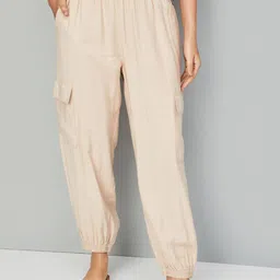 max Women Mid-Rise Jogger Trousers-image-64