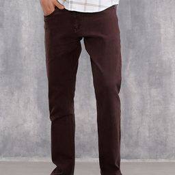 WROGN Men Straight Fit Mid-Rise Low Distress Jeans-picture-7