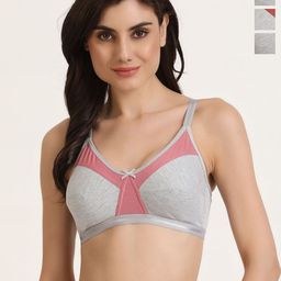 DressBerry Colourblocked Bra Medium Coverage-3