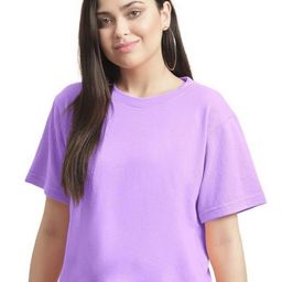NOTWILD Women Pack Of 2 Solid Round Neck Cotton T-shirts-image-98