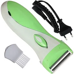 KMIE J 2in1 Women Lady Rechargable Waterproof Hair Trimmer Epilators Foil Shaver Cordless Epilator-image-39