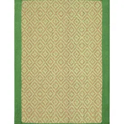 Saral Home Green & Beige Dobby Anti-Skid Doormat-image-31