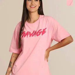 Mast & Harbour Women Pack Of 2 Graphic Printed T-shirt-picture-3